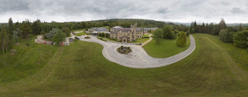 Aerial 360 panorama - Solis Lough Eske Castle, Hotel & Spa, Donegal