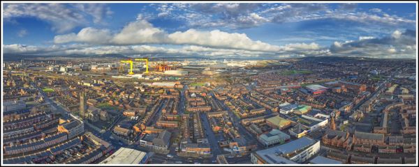 Aerial 360 Panorama - East Belfast