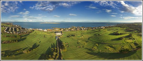 Aerial 360 panorama - Donaghadee Golf Club