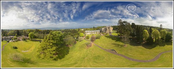 Aerial 360 panorama - Culloden Hotel